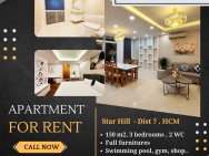Cho thuê căn hộ cao cấp Star Hill - Duplex 3PN, Phú Mỹ Hưng quận 7.