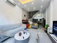 Nhà đẹp Ôtô đỗ cửa, ô chờ thang máy, DT58m2, MT4m, 4 tầng, 4P. Ngủ,