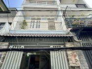 Nhà 3 lầu có sân thượng BTCT Bùi Minh Trực P5Q8