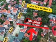 HOT - Duy nhất lô góc 2 mặt tiền, 80m2 full thổ cư - Gần khu công