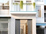 Nhà 2 mặt hẻm xe hơi Bùi Minh Trực P6Q8 P.Chánh Hưng full nội thất