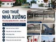 CHO THUÊ NHÀ XƯỞNG - GIÁ TỐT - Vị Trí Đắc Địa Tại KCN Minh Đức,