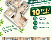 Cho thuê 2PN2WC 84m2 - 10 triệu.tháng - The Park Residence Nhà Bè