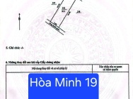 Bán đất đường Hoà Minh 19 - Gần ĐH Bách Khoa