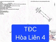 Bán đất TĐC Hòa Liên 4 - DT 140m2 - Gía đầu tư