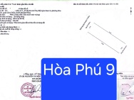 Bán đất đường 7,5m đường Hòa Phú 9 (Gò Nảy 6) - rẽ nhất thị trường