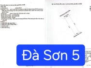 Bán đất MT đường ĐÀ SƠN 5 - Cạnh ĐH Duy Tân
