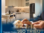 Chỉ thanh toán 10% GTCH tương đương khoảng 160tr cho căn hộ 55,6m2