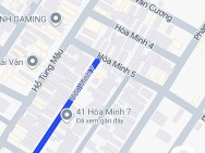 BÁN ĐẤT TẶNG NHÀ MẶT TIỀN HÒA MINH 7 –VỊ TRÍ CỰC ĐẸP