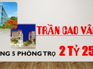 BÁN ĐẤT TẶNG TRỌ TRẦN CAO VÂN 3 PHÚT RA NGUYỄN TẤT THÀNH