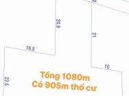 QUỸ ĐẤT VÀNG MT XUÂN THỚI SƠN 16 – HƠN 1.000M² THỔ CƯ GIỮA TRUNG