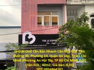 CHÍNH CHỦ Cần Bán Nhanh Căn Nhà Mặt Tiền Đường Lớn  Vị Trí Tại Quận