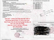 HOT HOT – CHÍNH CHỦ CẦN BÁN ĐẤT THỔ CƯ TẠI Đường Ngô Sỹ Liên, TT.