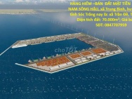 HÀNG HIẾM –BÁN  ĐẤT MẶT TIỀN  70.000m   -NAM SÔNG HẬU, xã Trung