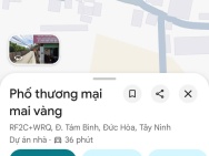 Chính Chủ Cho Thuê Nhà 2 Mặt Tiền Khu Thương Mại Mai Vàng - Đức Hòa