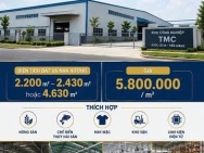 SANG NHƯỢNG HOẶC CHO THUÊ NHÀ MÁY SẢN XUẤT , KCN TMC, QUỐC LỘ 50,