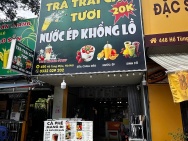 SANG NHƯỢNG QUÁN NƯỚC ÉP – MẶT ĐƯỜNG HỒ TÙNG MẬU, VỈA HÈ RỘNG THOÁNG