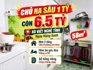 Chủ ngợp hạ sâu,  nhà 2 tầng 58m2 ,XVNT Bình Thạnh hẻm thông D2- 4