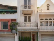 Cho thuê khách sạn 17 phòng có thang máy, hầm xe giá 35 triệu đường