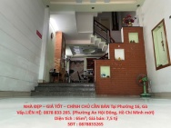 NHÀ ĐẸP – GIÁ TỐT – CHÍNH CHỦ CẦN BÁN Tại Phường 16, Gò Vấp.LIÊN