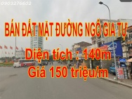 Bán nhà mặt phố Ngô Gia Tự, 150 triệu/m2, 140m2, Hải An, Hải Phòng
