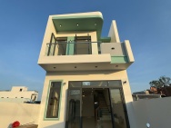 Bán nhà xây mới kiên cố 1 trệt 1 lầu, phong cách hiện đại, nhà mới