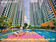 Hiếm, Bán căn hộ 3PN + view sông - Delasol, quận 4 - phù hợp KD cho