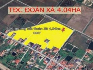 Lô mặt đường 9m – cạnh TĐC Đoàn Xá 4ha – giá hiếm!  Giá 2.5xx tỷ 