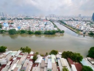 Cho thuê chung cư Green River Quận 8, DT 72m2, 2PN 2WC giá