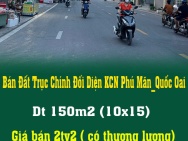 Bán Đất Trục Chính Đối Diện KCN Phú Mãn_Quốc Oai