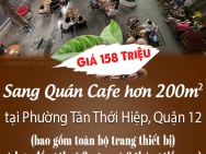 Sang Quán Cafe hơn 200m² tại Phường Tân Thới Hiệp, Quận 12 – Giá