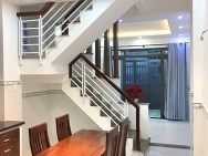 NHÀ MỚI HẺM XE HƠI NGỦ TRONG NHÀ - NGANG 4 DÀI  12 M - 2 TẦNG - 2PN