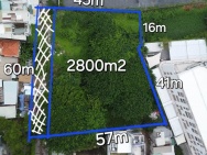 Đất diện tích 2800 m² tại đường số 65, Thảo Điền, Q.2, 2 mặt tiền
