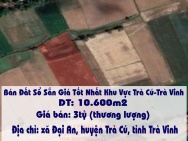 Bán Đất Sổ Sẵn Giá Tốt Nhất Khu Vực Trà Cú-Trà Vinh