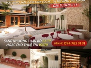 SANG NHƯỢNG HOẶC CHO THUÊ NHÀ HÀNG SÂN VƯỜN HƠN 500m² (CHỈ VIỆC VÀO