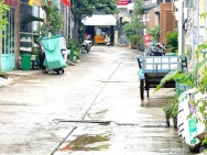 NHÀ TRỆT LỬNG SIÊU ĐẸP HẺM NHỰA XE HƠI 5M, GẦN CHỢ HẠT ĐIỀU. HUỲNH