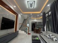 NHÀ BÁN 2 TẦNG MỚI TINH GẦN 90M²,  HẺM XE TẢI THÔNG. TRỤC NGẮN THỚI