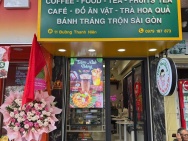 Cần sang nhượng cửa hàng bán cà phê và bánh tráng sài gòn đồ ăn vặt