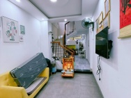 Sau mặt tiền Hàm Nghi, 41m2, 3.5 tầng, 4PN khép kín, dòng tiền