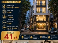 BÁN TÒA NHÀ TRUNG KÍNH - CẦU GIẤY - Ô TÔ TRÁNH - THANG MÁY - 85M2 -