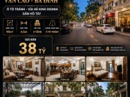 BÁN NHÀ PHÂN LÔ QUẦN NGỰA - VĂN CAO - BA ĐÌNH - Ô TÔ TRÁNH - VỈA HÈ
