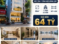 BÁN NHÀ MẶT PHỐ THÁI HÀ - ĐỐNG ĐA -XÂY TÒA 7 TẦNG MỚI ĐẲNG CẤP -