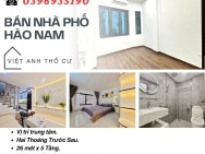 Bán nhà Hào Nam Đống Đa, Nở Hậu Nhẹ, Có Hai Thoáng Trước Sau,