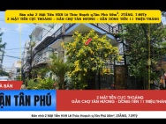 Bán nhà 2 Mặt Tiền HXH Lê Thúc Hoạch q.Tân Phú 50m², 2TẦNG,7.09 Tỷ,