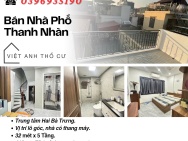 Bán nhà phố Thanh Nhàn, Vị Trí Lô Góc, Tiện Ích Bạt Ngàn, 32mx5T,