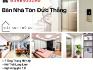 Bán nhà Phố Tôn Đức Thắng, 40m2 Thang Máy Xịn, Nội Thất Long Lanh,