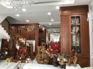 Biệt thự phố ngang 7m tuyệt đẹp, 120m2, 4 tầng, nội thất gỗ đỏ,