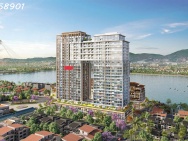 Bán căn Studio 25.8m2 - Sun Ponte tầng cao view đẹp, giá 2 tỷ