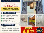 Chính chủ bán gấp nhà 78m2 Liên Khu 4-5 Bình Tân, giá 4.8 tỷ, sổ