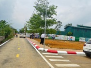 Bán lô góc 100m2 Phú Cát, MT 15m, đường 8m, full thổ cư, gần CNC